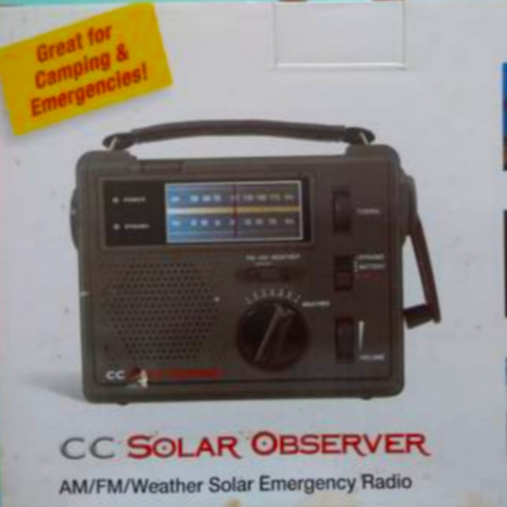 CC Solar Observer Weather Emergency Radio